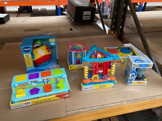 QTY OF ASSORTED CHILDRENS TOYS TO INCLUDE HOPELLO MUSIC STATION: LOCATION - C5