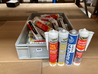 QTY OF ASSORTED SEALANTS TO INCLUDE QTY OF EVER BUILD EVERFLEX FIRE MATE INTUMESCENT SEALANTS: LOCATION - C6