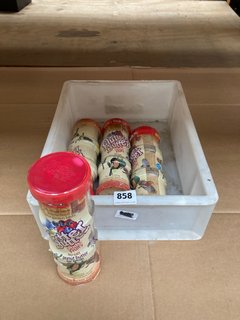 5 X FLUTTER BUTTER FRUITY PODS NO SALT PEANUT BUTTER FOR BIRDS BB: 06/26: LOCATION - C6