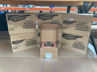 8 X ASSORTED FOOD ITEMS TO INCLUDE 6 X BOXES OF MCVITIES TOASTING WAFFLES 10 X 8 BB: 05/24 (SOME ITEMS MAY BE PAST SELL BY): LOCATION - C12