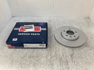 BORG & BECK SERVICE PART BRAKE DISC FOR AUDI / VW: LOCATION - C18