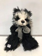 CHARLIE BEARS 53CM LOVEABLE PANDA SOFT TOY