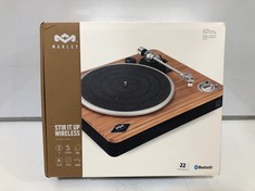 MARLEY STIR IT UP WIRELESS TURNTABLE - RRP £250