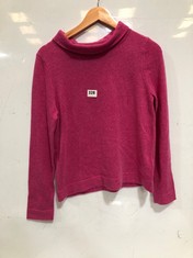 2 X HOBBS LONDON JUMPERS TO INCLUDE AUDREY WOOL & CASHMERE JUMPER IN PINK SIZE MEDIUM TO INCLUDE AUDREY WOOL & CASHMERE JUMPER IN AQUA SIZE MEDIUM - RRP £150