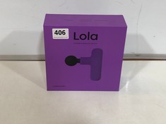 LOLA PORTABLE MASSAGE DEVICE IN LAVENDER PURPLE