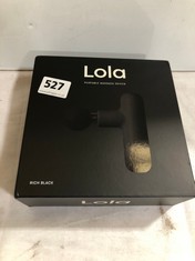 LOLA PORTABLE MASSAGE DEVICE - RICH BLACK