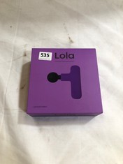 LOLA PORTABLE MASSAGE DEVICE - LAVENDER PURPLE