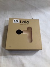 LOLA PORTABLE MASSAGE DEVICE - GOLD