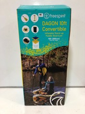 FREESPIRIT DAGON 10FT INFLATABLE STAND-UP PADDLE BOARD SET - RRP £400