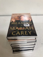 6 X THE MEANING OF MARIAH CAREY BY MARIAH CAREY AND MICHAELA ANGELA DAVIS BOOKS