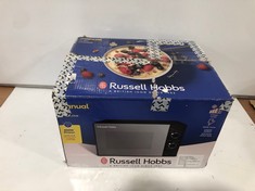 RUSSELL HOBBS MANUAL 20L MICROWAVE IN BLACK