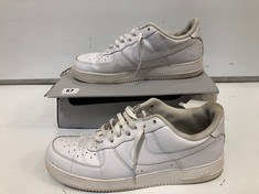 NIKE AIR FORCE 1 '07 TRAINERS IN WHITE UK 12 - RRP £110