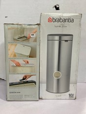 BRABANTIA 30L TOUCH BIN TO INCLUDE TOWER 50L SENSOR BIN