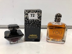 3 X ASSORTED PERFUMES TO INCLUDE EMPORIO ARMANI STRONGER WITH YOU EAU DE TOILETTE - 150ML