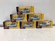 6 X LLEDO VANGUARDS DIE CAST MODEL VEHICLES, BOXED