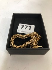 A GOLD PLATED BRACELET