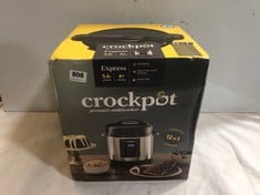 CROCKPOT PRESSURE MULTI-COOKER - 5.6L ROUND