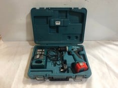 MAKITA CORDLESS COMBI DRILL WITH CHARGER AND BATTERY