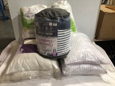 6 X ASSORTED BEDDING ITEMS TO INCLUDE SLUMBERDOWN DUVET 10.5 TOG - DOUBLE