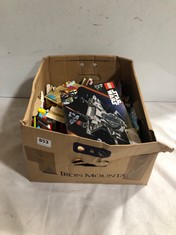 BOX OF ASSORTED LEGO / LEGO PARTS TO INCLUDE LEGO 75346 STAR WARS PIRATE SNUB FIGHTER