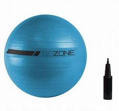 10 X GOZONE 75CM BLUE EXERCISE BALL