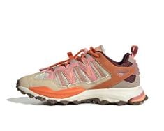 1 X PAIR ADIDAS WOMEN'S HYPERTURF W SNEAKER, OFF WHITE/WONDER TAUPE/BEAM ORANGE, 9 UK.