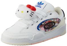 1 X PAIR ADIDAS WOMEN'S ADI2000 X W SNEAKER, FTWR WHITE/OFF WHITE/CLEAR ORANGE, 5.5 UK.