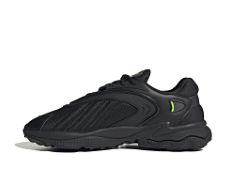 1 X PAIR ADIDAS MEN'S OZTRAL SNEAKER, CORE BLACK/CORE BLACK/SOLAR GREEN, 9 UK.