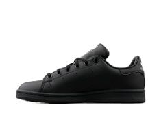 2 X PAIR ADIDAS UNISEX KIDS J STAN SMITH, CORE BLACK CORE FTWR WHITE, 5.5 UK.