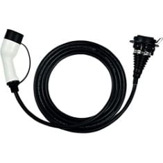 WAI EVC22332-5EXT TYPE 2 FEMALE TO TYPE 2 MALE EXTENSION, 22 KW, 32 AMP THREE PHASE ELECTRIC VEHICLE/EV CHARGING CABLE, 5 METER , BLACK.