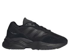 1 X PAIR ADIDAS MEN'S RETROPY F90 SNEAKER, CORE BLACK/CORE BLACK/CARBON, 8.5 UK.