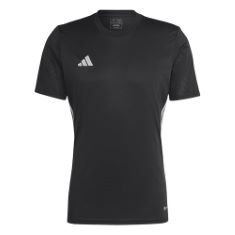 5 X ADIDAS MEN'S TABELA 23 JSY T-SHIRT, BLACK/WHITE, XL.