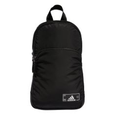 4 X ADIDAS UNISEX-ADULT ESSENTIALS 2 SLING CROSSBODY BAG, BLACK, ONE SIZE.