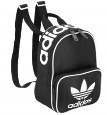 3 X PAIR ADIDAS ORIGINALS WOMEN'S ORIGINALS SANTIAGO MINI BACKPACK, BLACK/WHITE, ONE SIZE, ORIGINALS SANTIAGO MINI BACKPACK.