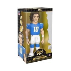 QTY OF ITEMS TO INLCUDE APPROX 30 ASSORTED KID’S TOYS TO INCLUDE FUNKO GOLD 12" NFL: CHARGERS - JUSTIN HERBERT - 1/6 ODDS FOR RARE CHASE VARIANT - COLLECTABLE VINYL ACTION FIGURE - BIRTHDAY GIFT IDEA