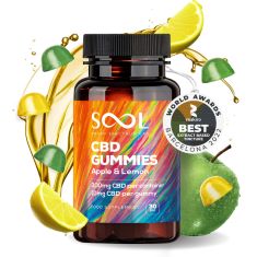 22 X SOOL CBD GUMMIES 300 30PCS | 10MG CBD PER GUMMY | BROAD SPECTRUM CBD OIL BASED.(18 + PROOF OF ID)