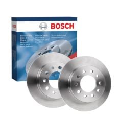 BOSCH BD1532 BRAKE DISCS - REAR AXLE - ECE-R90 CERTIFIED - 1 SET OF 2 DISCS.