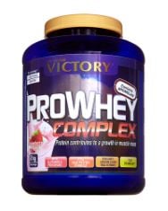 3 X JOE WEIDER VICTORY PRO WHEY COMPLEX STRAWBERRY, 2 KG WHEY PROTEIN; PROMOTE MUSCLE GROWTH.