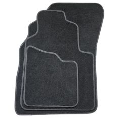 CAR MAT SET COMPATIBLE WITH HYUNDAI I-10 (2008-2009) DELUXE CARPET MATS, SUPER, SUPER HARD WEARING, NON-SLIP, TAILORED MATS.