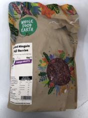 BOX OF 11 X ASSORTED FOOD ITEMS TO INCLUDE WHOLE FOOD EARTH DRIED BERRIES .