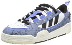 1 X PAIR ADIDAS MEN'S ADI2000 SNEAKER, BLUE FUSION/CORE BLACK/FTWR WHITE, 10 UK.