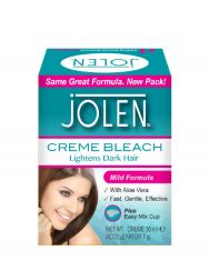 QTY OF ITEMS TO INLCUDE ASSORTED BEAUTY ITEMS TO INCLUDE JOLEN CREAM BLEACH 30ML MILD, WHITE POLYESTER POWDER PUFFS (6 CM) PACK OF 5 - LIGHTWEIGHT, IDEAL FOR SMOOTH MAKEUP APPLICATION & REMOVAL.