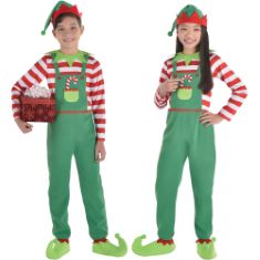 QTY OF ITEMS TO INLCUDE ASSORTED ITEMS TO INCLUDE AMSCAN 8408875 ELF UNISEX COSTUME-CHILD (12/14) | MULTICOLOR | 4 PCS, CRAFT PLANET CPT 714007 DRAWING CHALK.