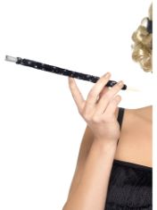 QTY OF ITEMS TO INLCUDE BOX OF ASSORTED ITEMS TO INCLUDE SMIFFYS BLACK SEQUINNED CIGARETTE HOLDER, BLACK , 1920'S RAZZLE FANCY DRESS, 1920S DRESS UP ACCESSORIES, FIESTAS GUIRCA ROMAN WOMEN FANCY DRES