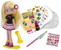 QTY OF ITEMS TO INLCUDE BOX OF ASSORTED TOYS TO INCLUDE PINY JULIA DOLL WITH DESIGN BOOK (FAMOUS 700013447), PROFESSOR PUZZLE | SECRETS OF EMERALD HILL | MYSTERY GAME | AGES 14+ | 8 PLAYERS | 90 MINU