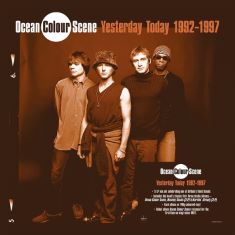 1 X OCEAN COLOUR SCENE: YESTERDAY TODAY 1992 - 1997 (140G BLUE, ORANGE & RED VINYL).