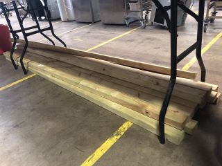 15 X PIECES OF WOOD TIMBER: SIZE 2400MM X 70MM X 45MM