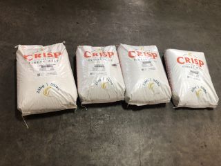 1 X CRISP CRUSHED DEXTRIN MALT 25KG/55LBS (BBE 28/02/2026), 1 X CRISP CRUSHED TORREFIED WHEAT 25KG/55LBS (BBE 31/01/2026, 1 X CRISP CRUSHED CARA MALT 25KG/55LBS (BBE 28/02/2026), 1 X CRISP CRUSHED PL