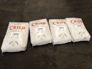 4 X CRISP 25KG/55LBS CRUSHED EX PALE MARIS OTTER MALT (BBE 28/02/2026)