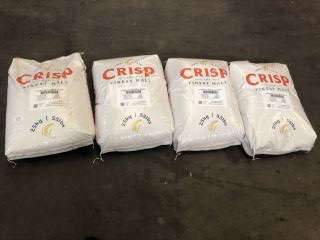 4 X CRISP 25KG/55LBS CRUSHED EX PALE MARIS OTTER MALT (BBE 28/02/2026)